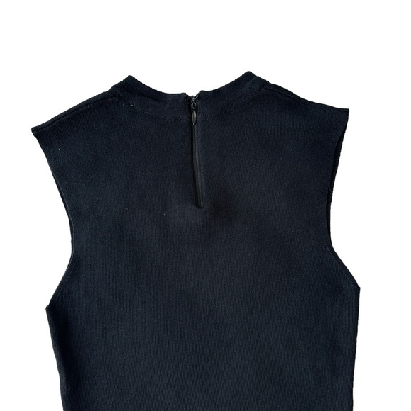 SUZY SHIER BLACK SLEEVELESS SQUARE NECKLINE  TOP | SIZE S NWOT - Picture 8 of 16